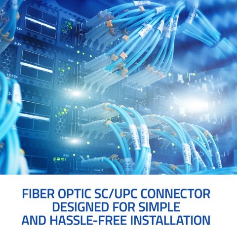 Qoltec Złącza światłowodowe SC/UPC | Multimode | 3.0mm