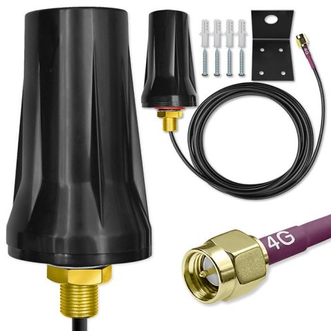 Qoltec Antena 4G LTE DUAL | 7dBi | dookólna | zewnętrzna