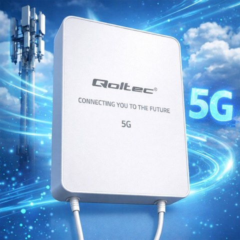 Qoltec Antena 5G LTE | 16dBi | kierunkowa | zewnętrzna | SMA | 3300-3800MHz | wodoodporna | 3m