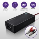 Qoltec Automatyczna ładowarka do akumulatora AGM GEL STD | Prostownik 24V | 2A | 48W | LED | Kabel 1.8m
