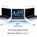 Qoltec Filtr prywatyzujący RODO do MacBook Pro Touch Bar 15.5" (2016-2018) | Ochrona wzroku