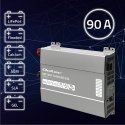 Qoltec Inteligentna profesjonalna ładowarka Monolith do akumulatorów LiFePO4 AGM GEL SLA | 90A | 12V | Szybkie ładowanie