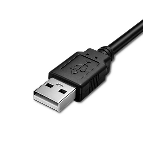 Qoltec Inteligentny czytnik chipowych kart ID SCR-0636 | USB 2.0 + Adapter USB-C
