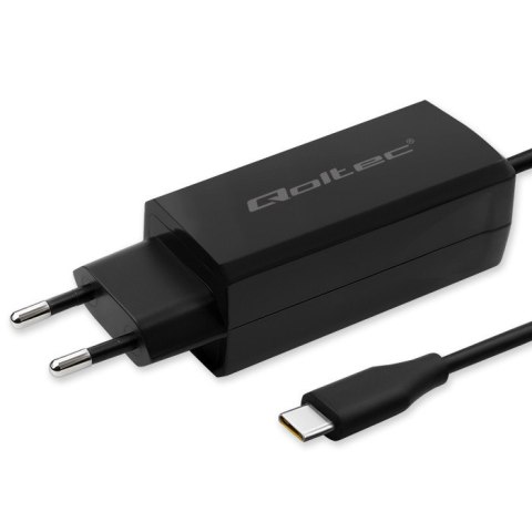 Qoltec Ładowarka sieciowa 90W GaN Super Fast | 5-20V | 3-4.5A | USB-C 3.1 | Laptop | Smartfon | Tablet
