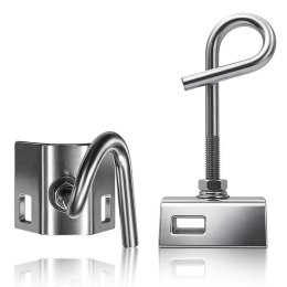 Qoltec Przelotowy uchwyt / wieszak do kabli | MBL: 4kN