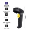 Qoltec Skaner czytnik kodów kreskowych 1D 2D | QR | EAN | USB | szybki