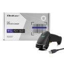 Qoltec Skaner czytnik kodów kreskowych 1D 2D | QR | EAN | USB | szybki