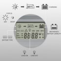 Qoltec Solarny regulator ładowania MPPT z czujnikiem temperatury 80A |12V / 24V / 36V / 48V | LCD | Bluetooth | APP | GEL | LiFe