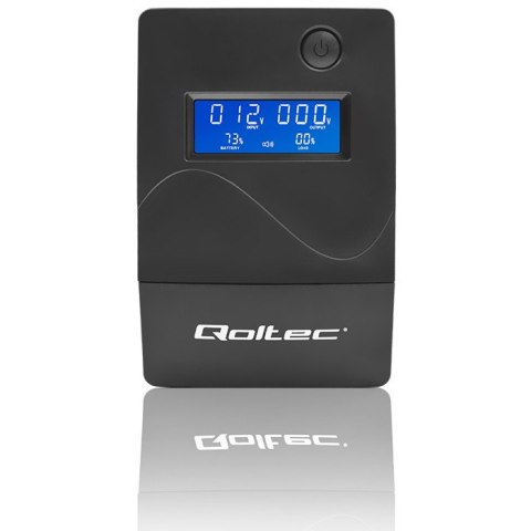 Qoltec Zasilacz awaryjny UPS Line Interactive | Monolith | 1000VA | 600W | LCD | USB | RJ45