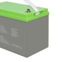 Qoltec Akumulator żelowy Deep Cycle | 12V | 100Ah | 30.5kg | Bezobsługowy | Professional | LongLife | PV, UPS, kamper
