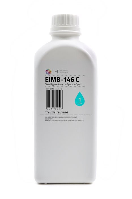 THI Butelka Cyan Epson 1L Tusz Pigmentowy (Pigment) INK-MATE EIMB146
