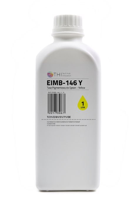 THI Butelka Yellow Epson 1L Tusz Pigmentowy (Pigment) INK-MATE EIMB146