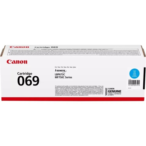 Oryginalny Toner Cyan Canon CRG069C, CRG-069C (5093C002)