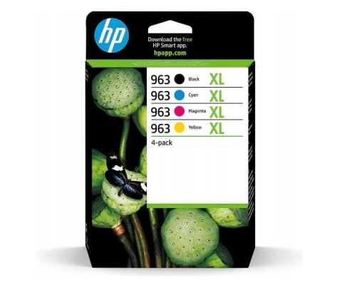 Oryginalny Zestaw Tuszy CMYK HP 963XL (3YP35AE)