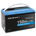 Qoltec Akumulator LiFePO4 Litowo-Żelazowo-Fosforanowy | 12.8V | 150Ah | 1920Wh| BMS