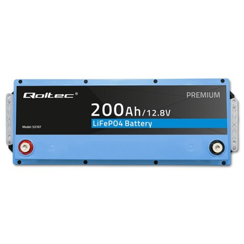 Qoltec Akumulator LiFePO4 Litowo-Żelazowo-Fosforanowy | 12.8V | 200Ah | 2560Wh | BMS