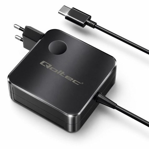 Qoltec Ładowarka sieciowa GaN Super Fast 100W | USB-C PD | 5-20V | 3-5A | Laptop | MacBook | Smartfon | kabel 1.8m