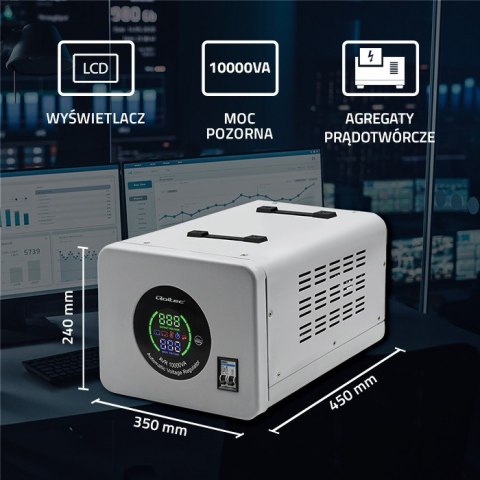 Qoltec Automatyczny stabilizator napięcia AVR 10000VA