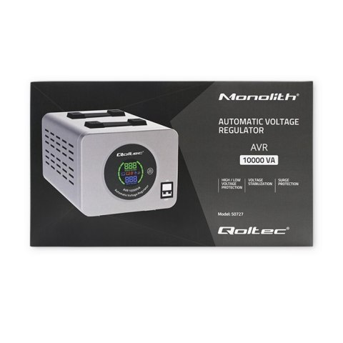 Qoltec Automatyczny stabilizator napięcia AVR 10000VA
