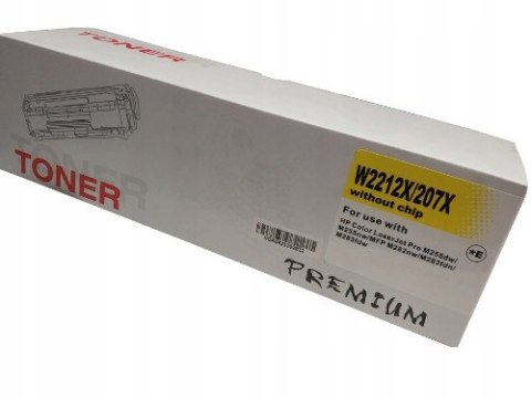 Wysokowydajny Toner do HP 207X, Yellow, HP W2212X, HP M255, HP M282, M283