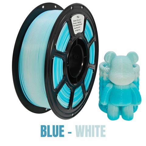 Profesjonalny Filament NR-037 / PETG BLUE-WHITE 1,75mm (1KG)