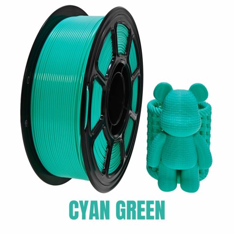Profesjonalny Filament NR-064 / PLA CYAN GREEN 1,75mm (1KG)