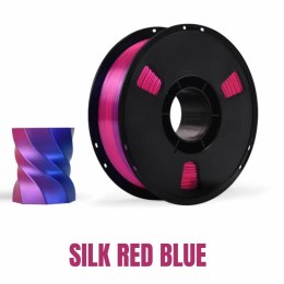 Profesjonalny Filament NR-081 / PLA+ SILK RED BLUE (1,75mm 1KG)