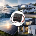 Qoltec Balanser napięcia 24V do akumulatorów 2 x 12V | 5A | AGM GEL LiFePO4 | LED