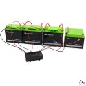 Qoltec Balanser napięcia 48V do akumulatorów 4 x 12V | 10A | AGM GEL LiFePO4 | LED