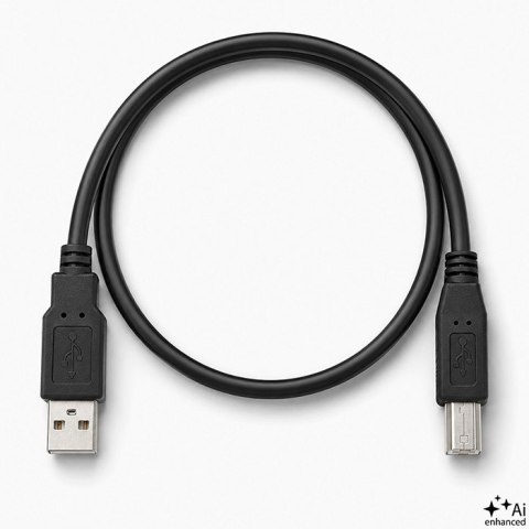Qoltec Kabel USB 2.0 A męski | B męski | 0.5m