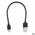 Qoltec Kabel USB A męski | micro USB B męski | 5P | 0.25m