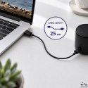 Qoltec Kabel USB A męski | micro USB B męski | 5P | 0.25m