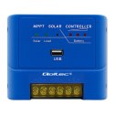 Qoltec Solarny regulator ładowania MPPT 15A do zasilania odbiorników DC i ładowania akumulatorów 12V / 24V | LiFePO4