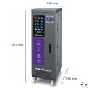 Qoltec Trójfazowy stabilizator napięcia AVR MULTIPROTECTION | 40kVA | Dokładność ± 3% | Serwomotor 3F | LCD | Expert Line