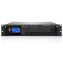 Qoltec Zasilacz awaryjny UPS Pure Sine Wave do RACK | 6kVA | 5000W | Power Factor 1.0 | LCD | EPO | USB | On-line
