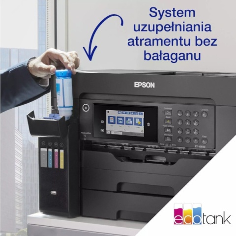 Urządzenie wielofunkcyjne 4w1 EPSON ECOTANK L15150 Druk A3, Scanowanie A3, Wi-Fi Duplex