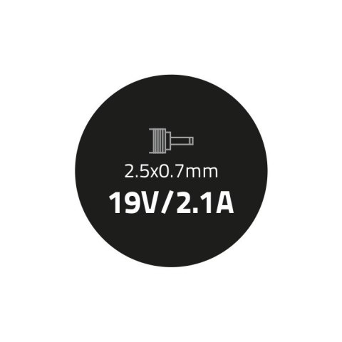 Zasilacz do Asus 40W | 19V | 2.1A | 2.5*0.7 | +kabel zasilający