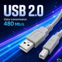Qoltec Kabel USB 2.0 A męski | B męski | 0.19m